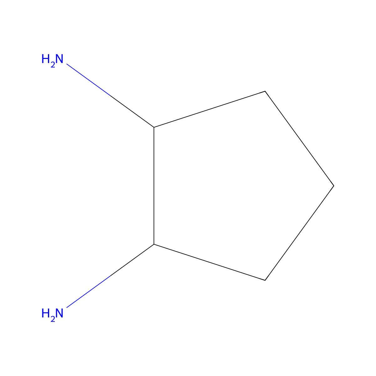 (1S,2S)-Cyclopentane-1,2-diamine molecular structure, CAS 77255-03-9