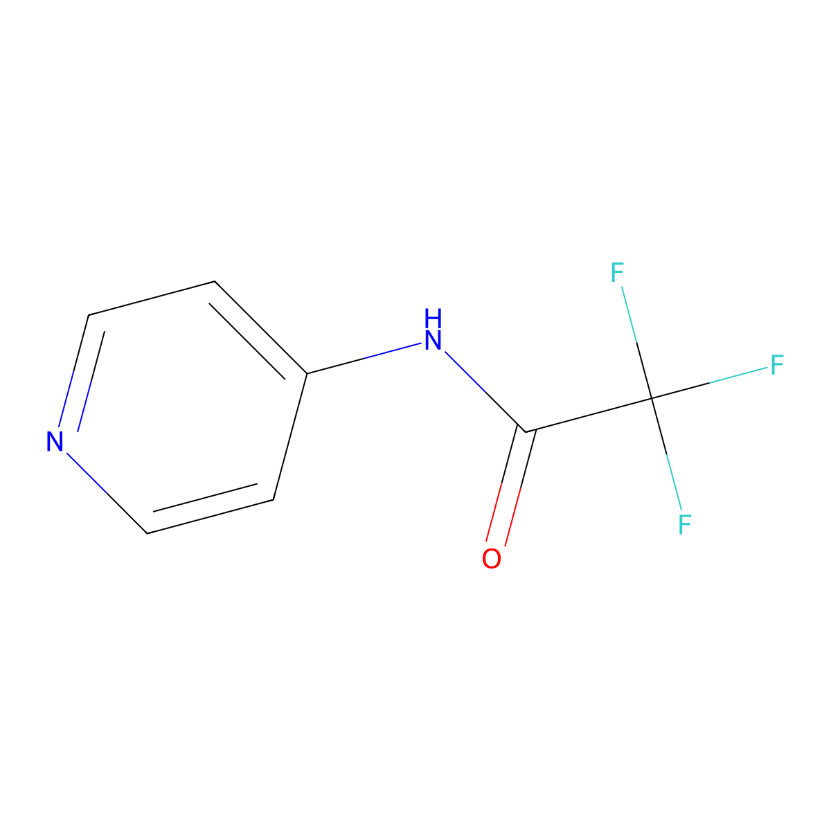 4-(Trifluoroacetamido)pyridine molecular structure, CAS 77262-39-6