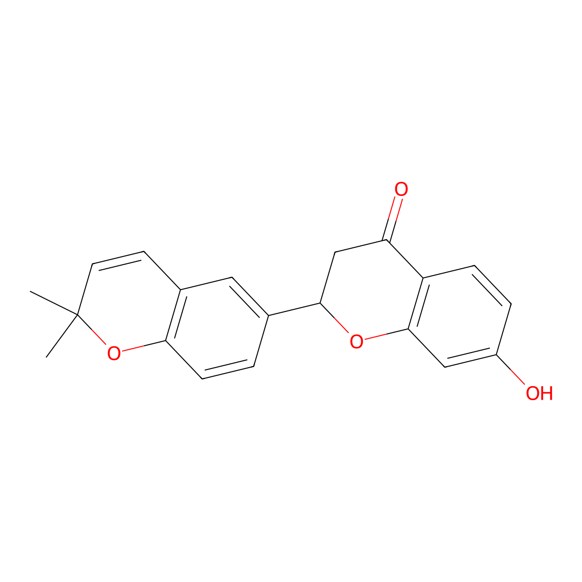 Abyssinone I molecular structure, CAS 77263-07-1