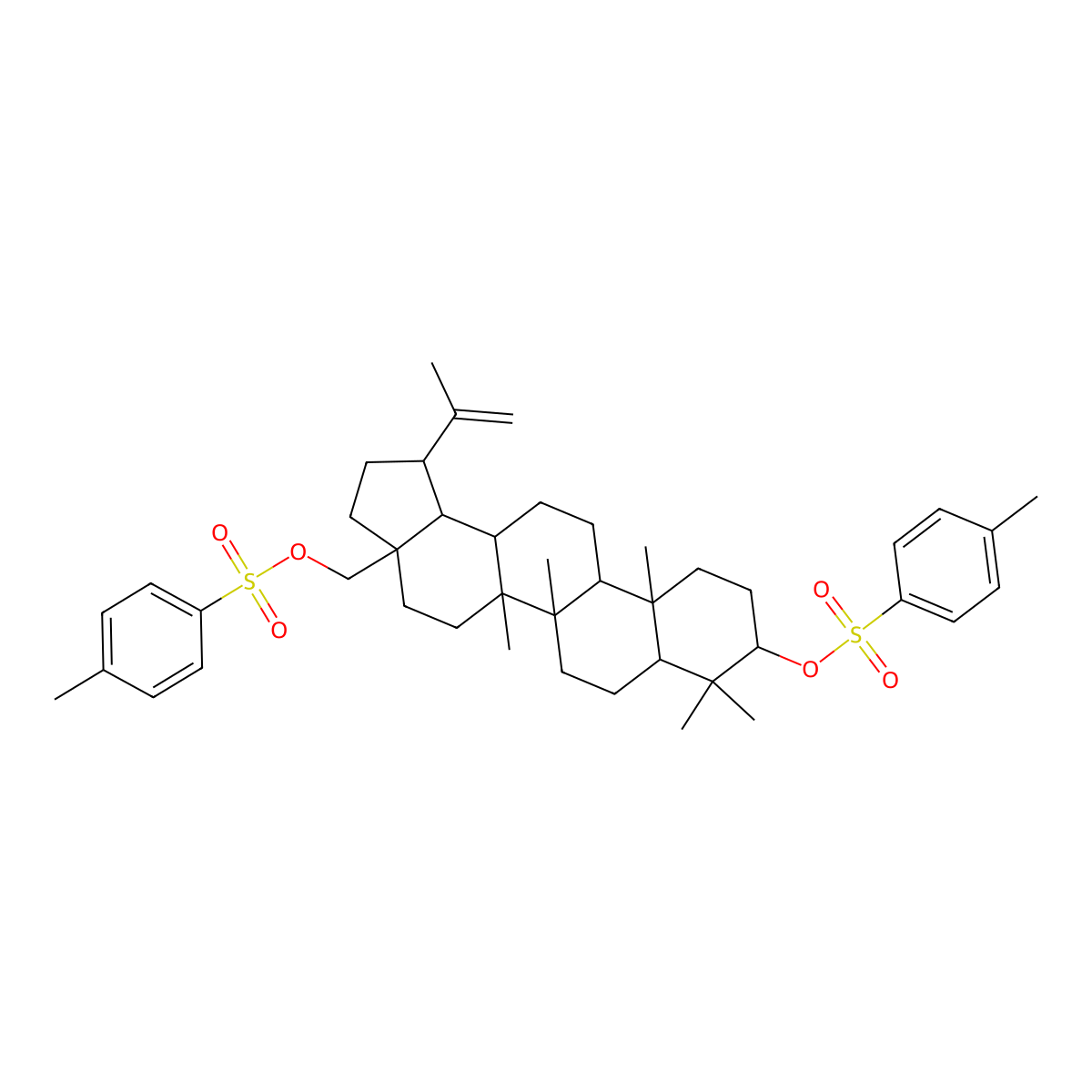 Betulin ditosylate molecular structure, CAS 77265-02-2