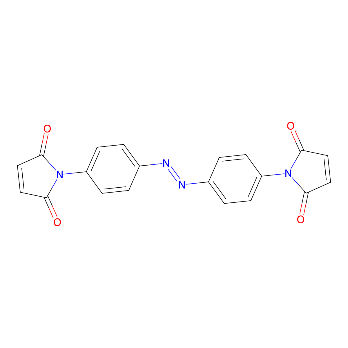 4,4'-Bis(maleoylamino)azobenzene molecular structure, CAS 77280-58-1