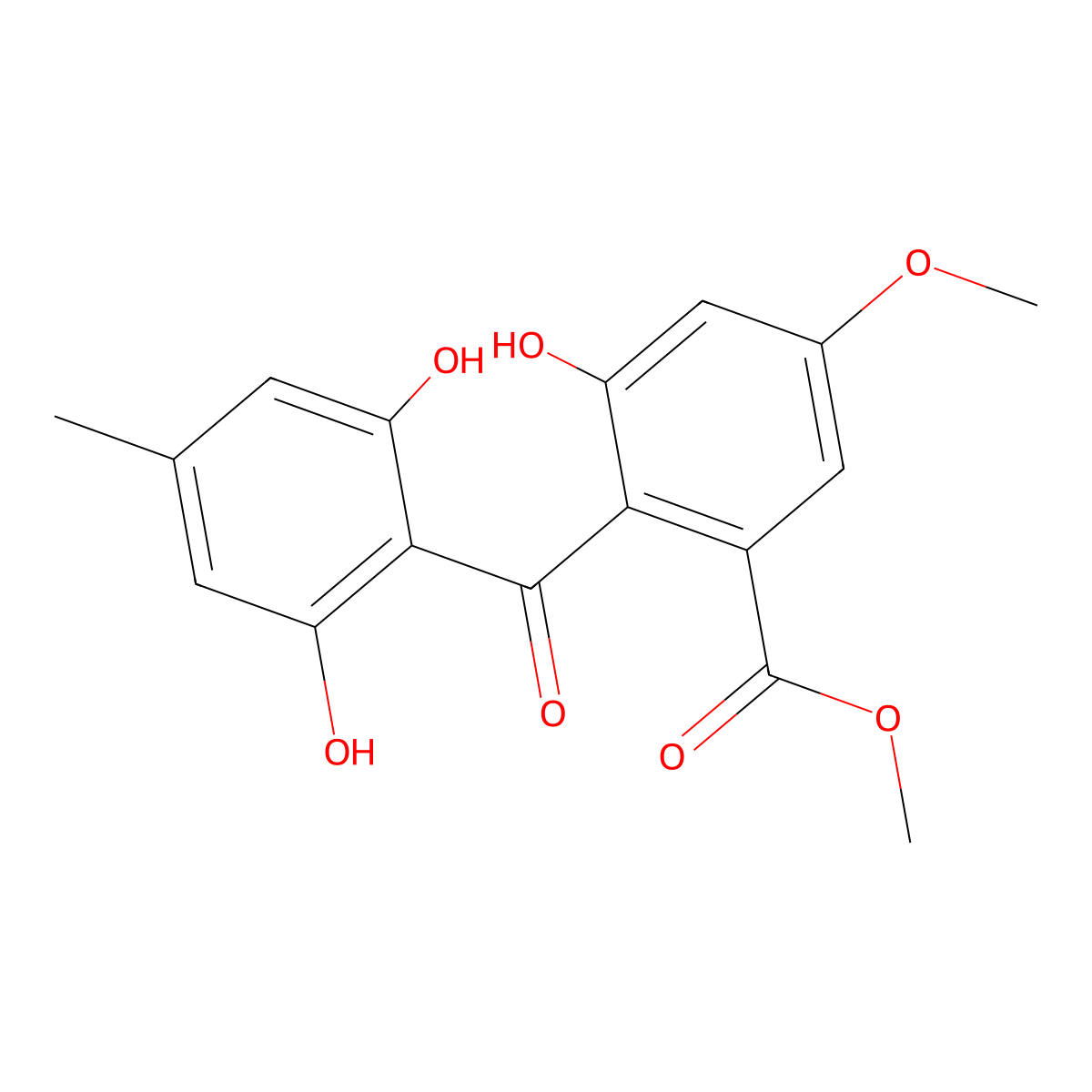 Isosulochrin molecular structure, CAS 77282-68-9