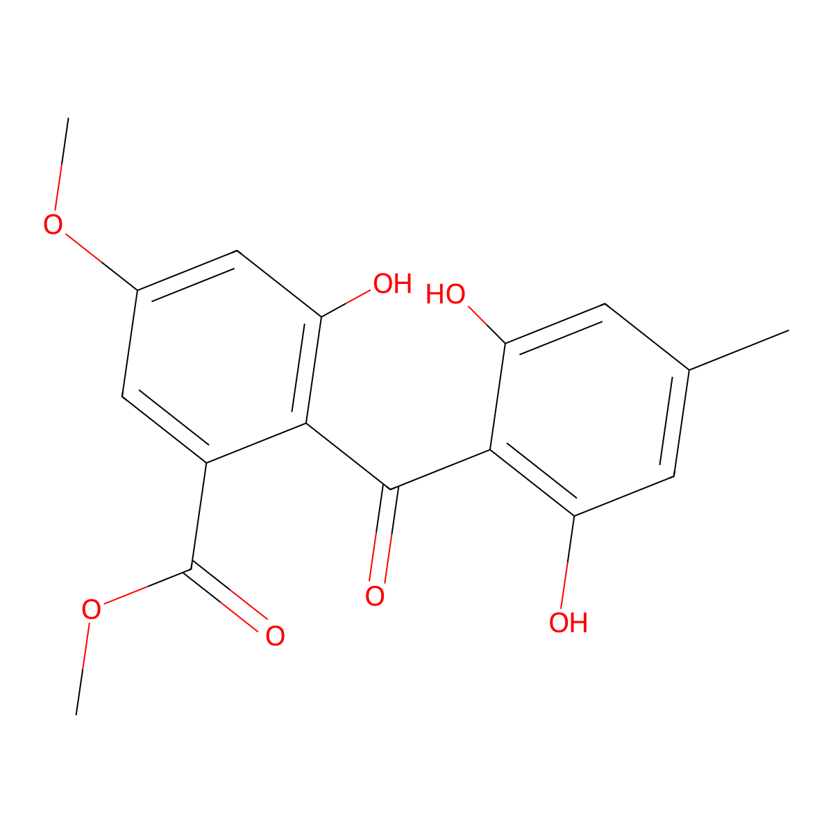 Isosulochrin molecular structure, CAS 77282-68-9