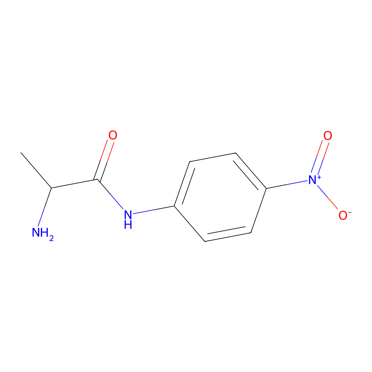 d-Alanine-p-nitroanilide molecular structure, CAS 77286-89-6