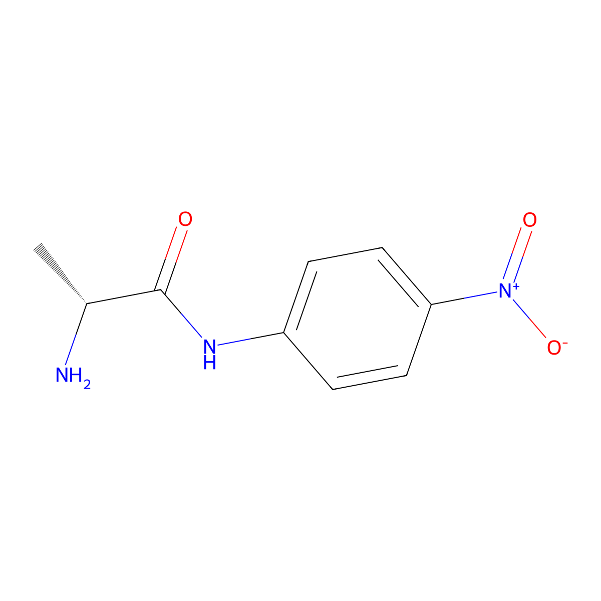 d-Alanine-p-nitroanilide molecular structure, CAS 77286-89-6