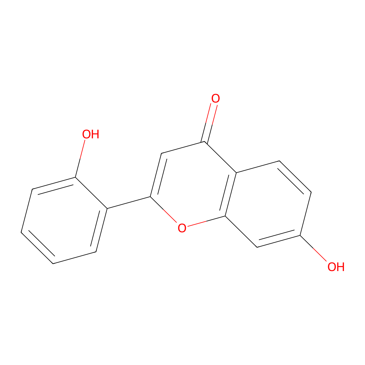 7,2'-Dihydroxyflavone molecular structure, CAS 77298-66-9