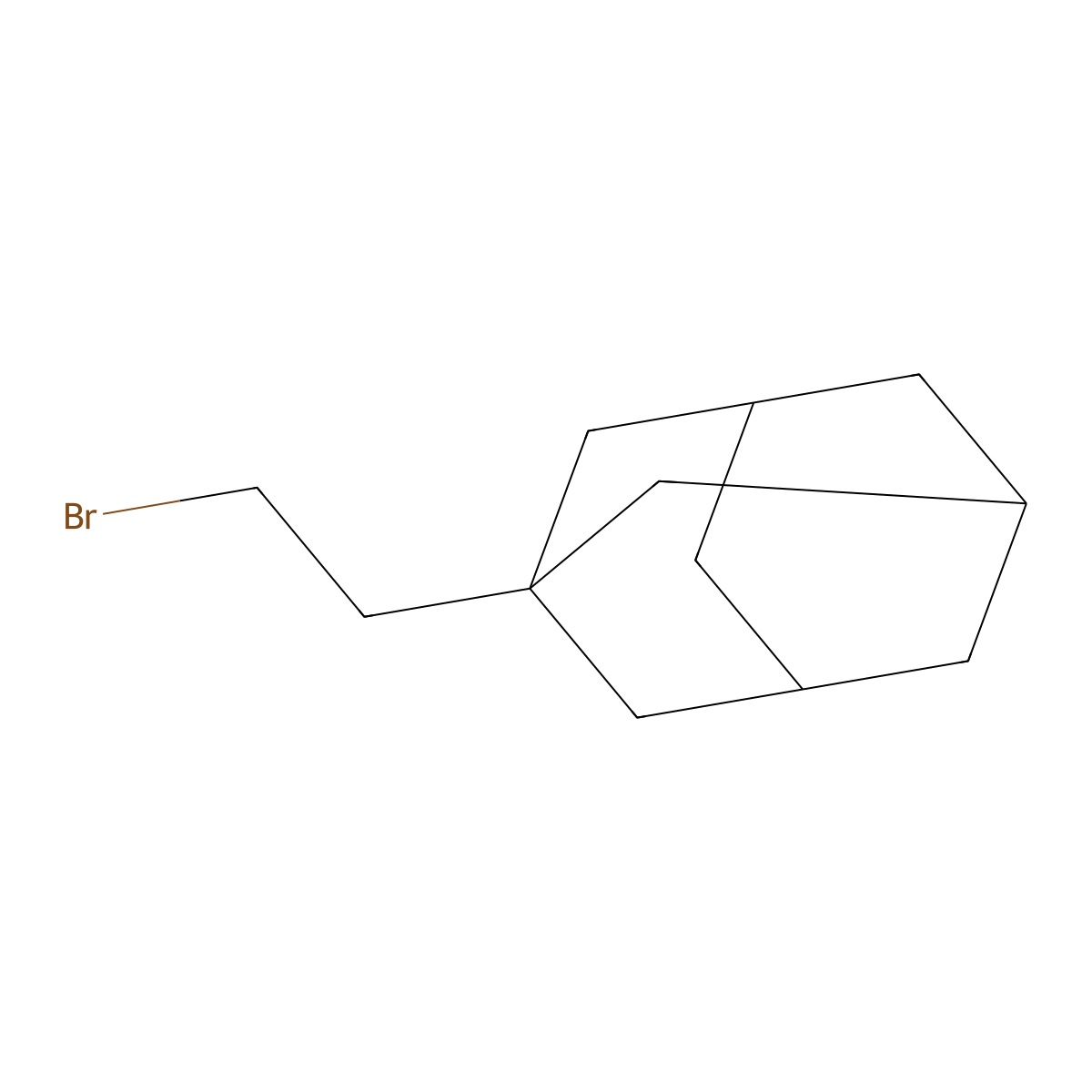 1-(2-Bromoethyl)adamantane molecular structure, CAS 773-37-5