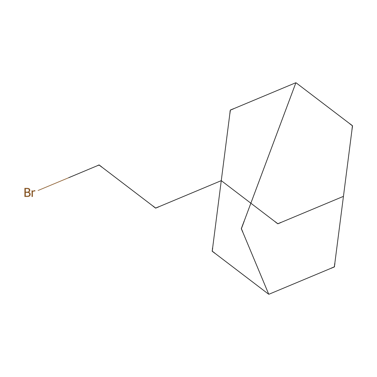 1-(2-Bromoethyl)adamantane molecular structure, CAS 773-37-5