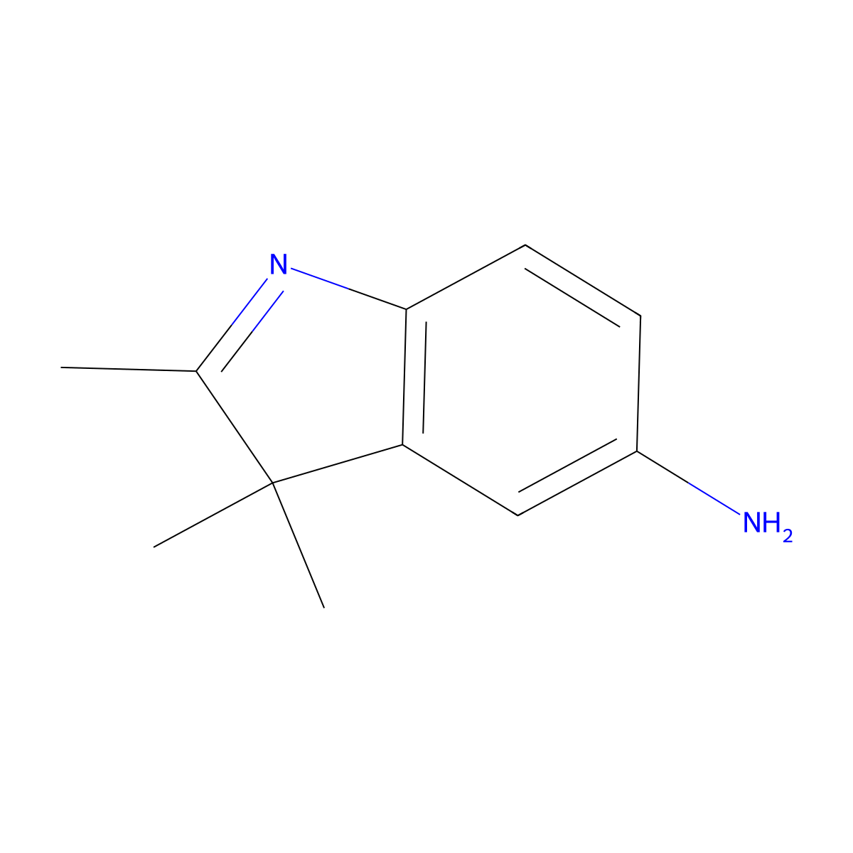 2,3,3-Trimethyl-3H-indol-5-amine molecular structure, CAS 773-63-7