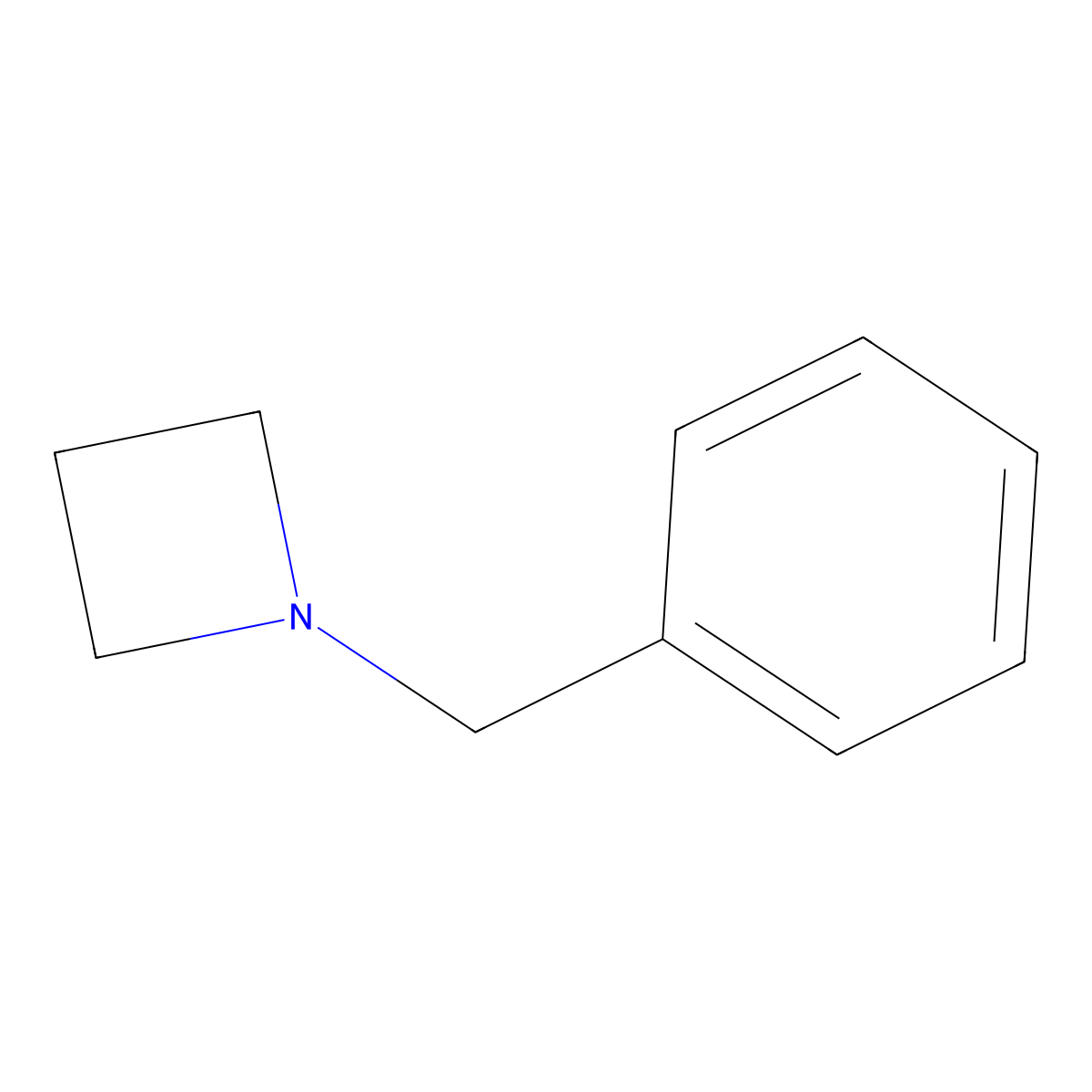 1-Benzylazetidine molecular structure, CAS 7730-39-4