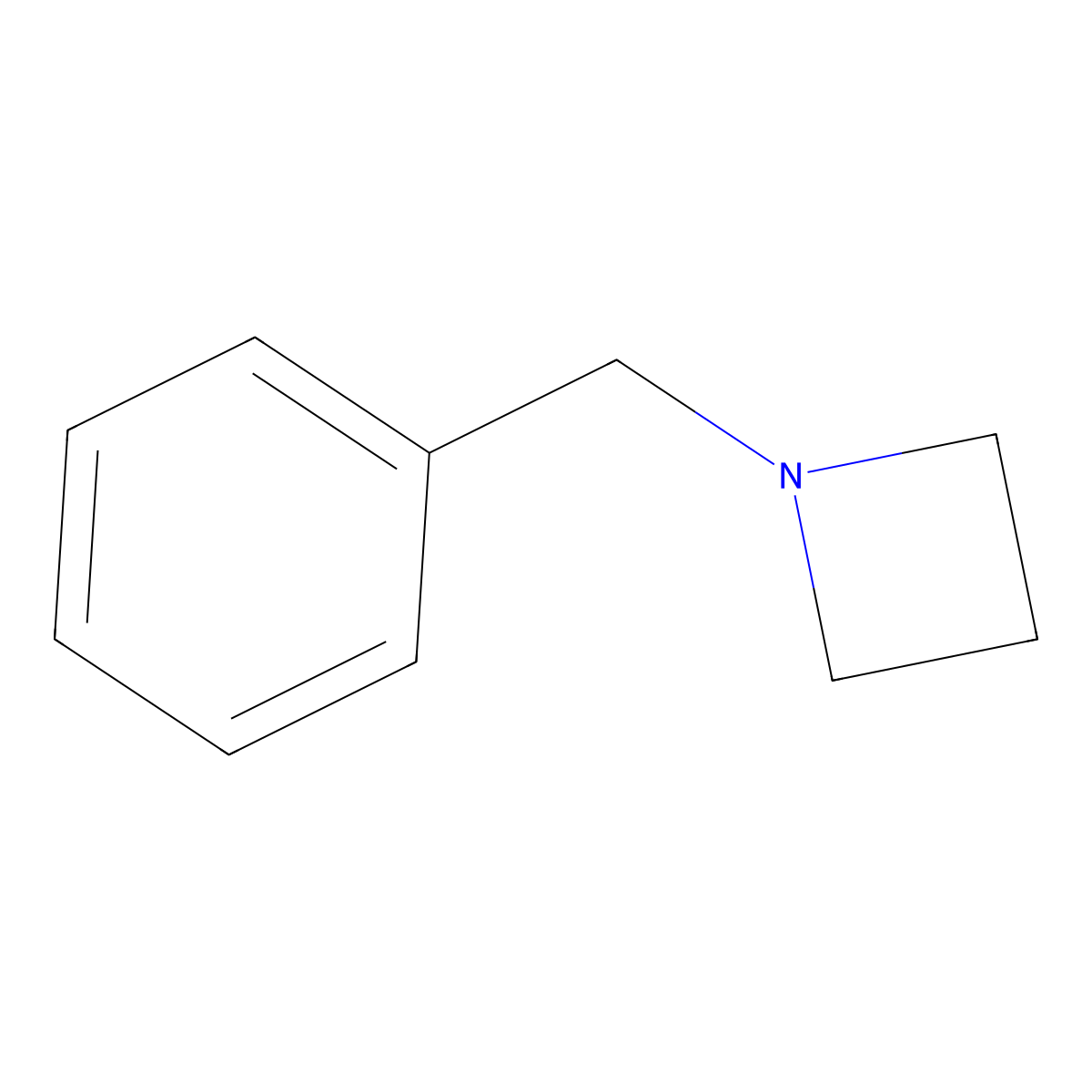 1-Benzylazetidine molecular structure, CAS 7730-39-4