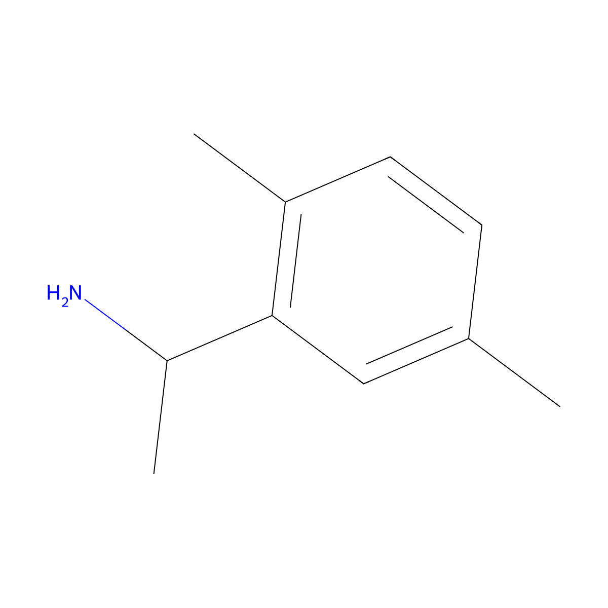 (R)-1-(2,5-Dimethylphenyl)ethanamine molecular structure, CAS 77302-55-7