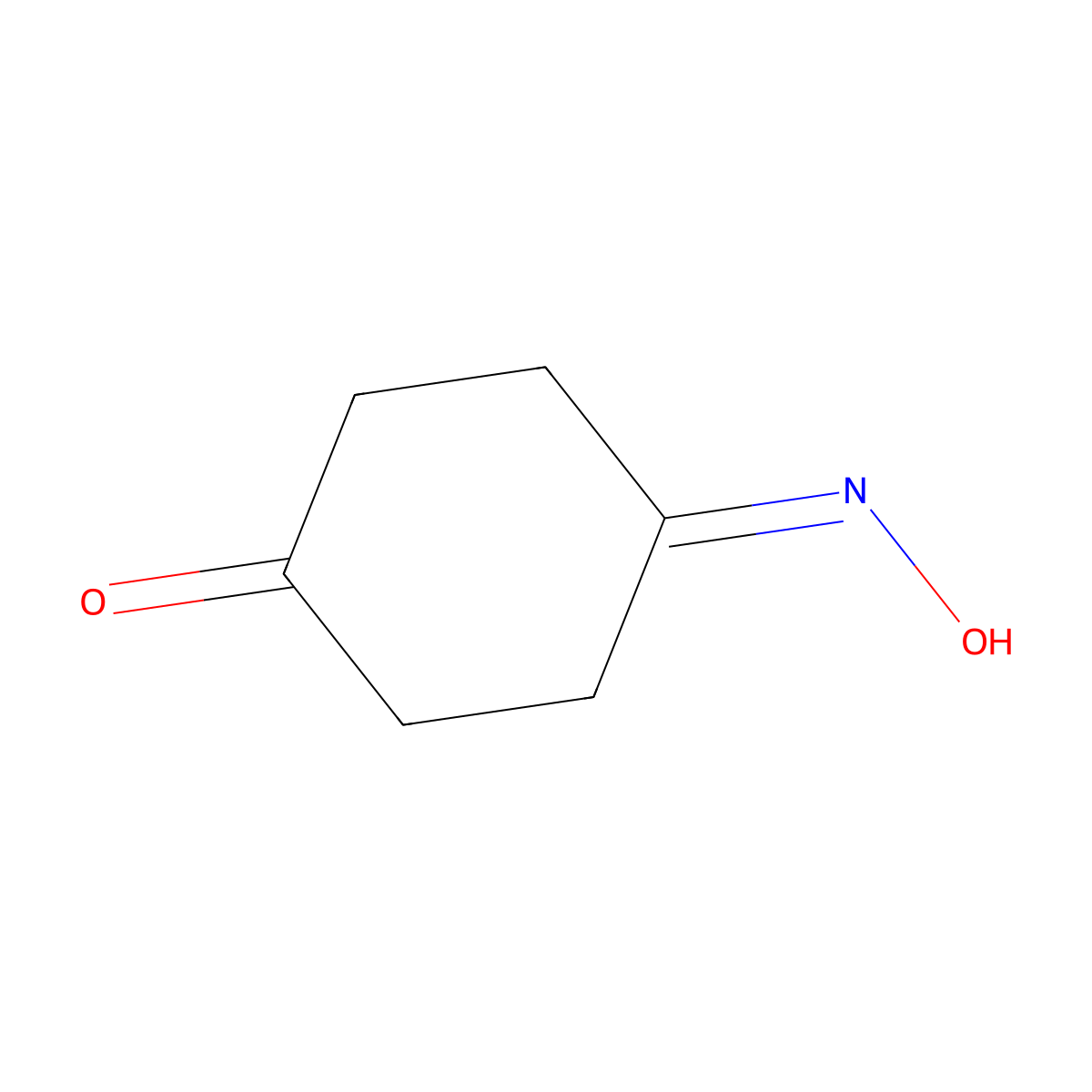 4-(Hydroxyimino)cyclohexan-1-one molecular structure, CAS 77305-03-4