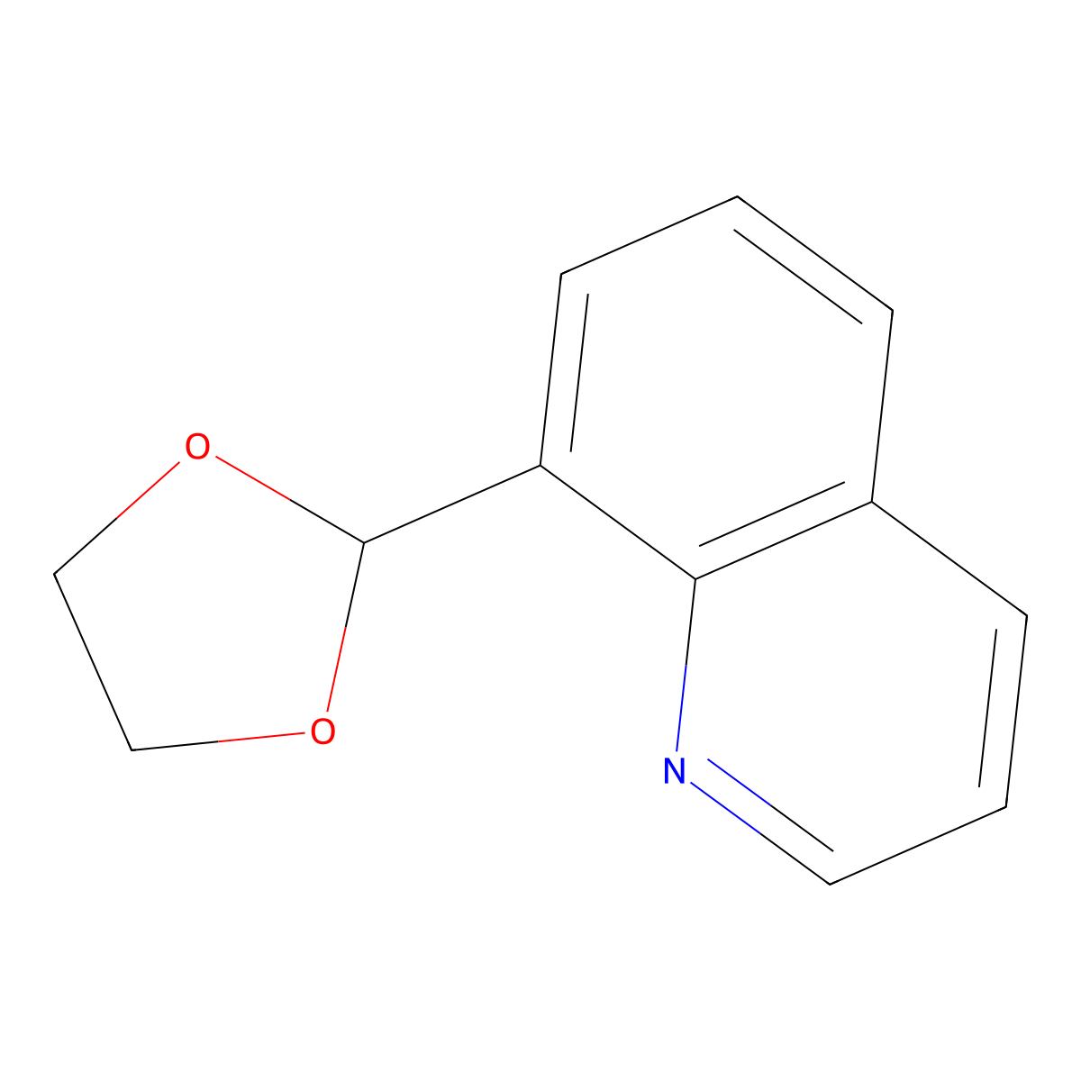 8-(1,3-Dioxolan-2-yl)quinoline molecular structure, CAS 773092-97-0