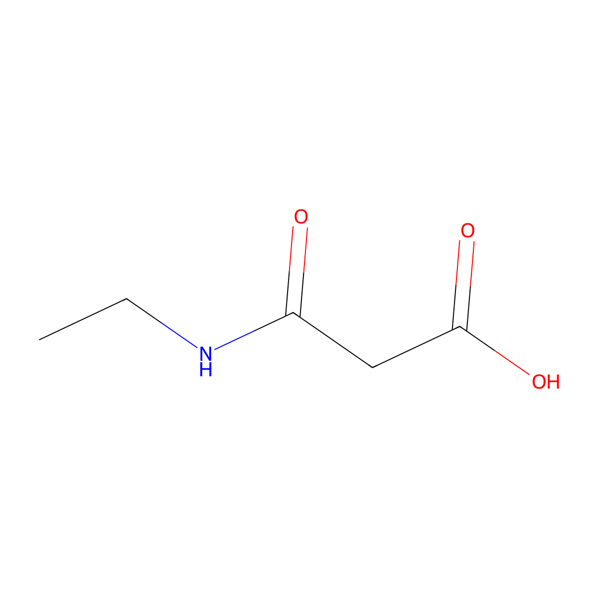 2-(Ethylcarbamoyl)acetic acid molecular structure, CAS 773098-59-2