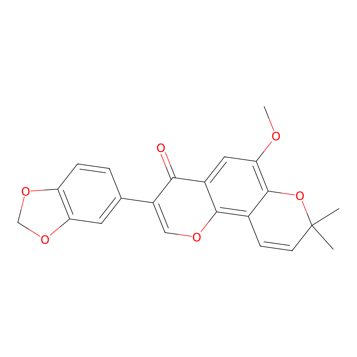Durmillone molecular structure, CAS 7731-09-1