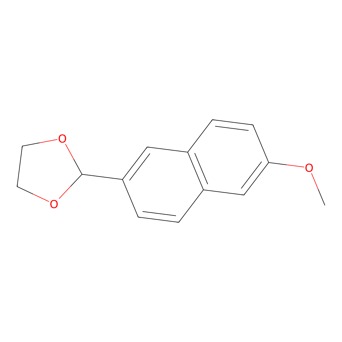 2-(6-Methoxynaphthalen-2-yl)-1,3-dioxolane molecular structure, CAS 773102-48-0