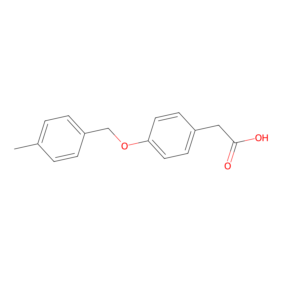 2-{4-[(4-Methylphenyl)methoxy]phenyl}acetic acid molecular structure, CAS 773108-20-6