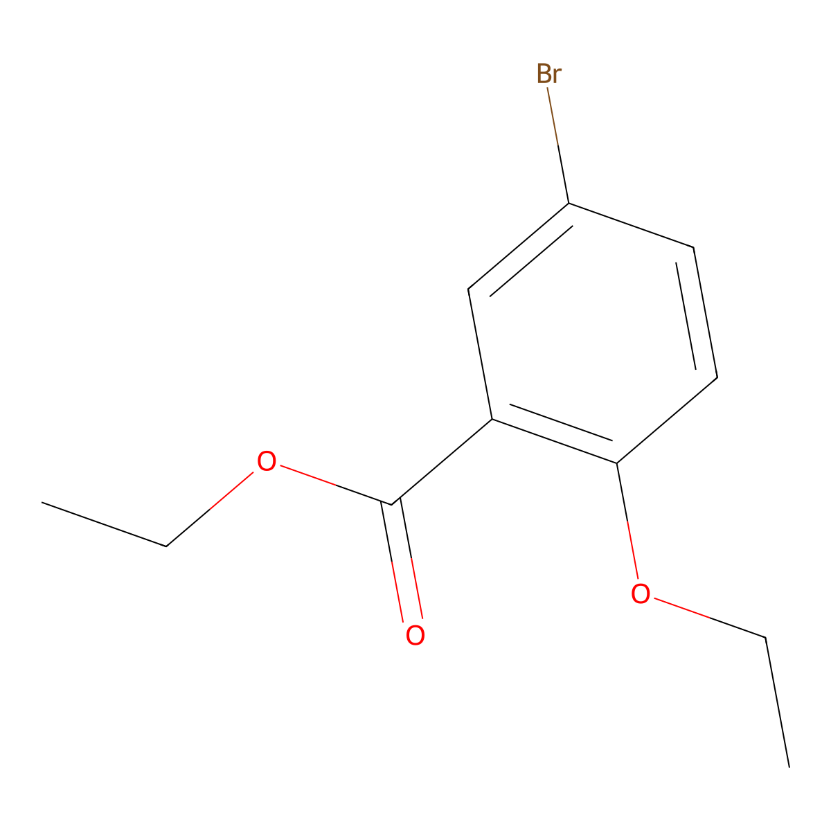 Ethyl 5-bromo-2-ethoxybenzoate molecular structure, CAS 773134-70-6