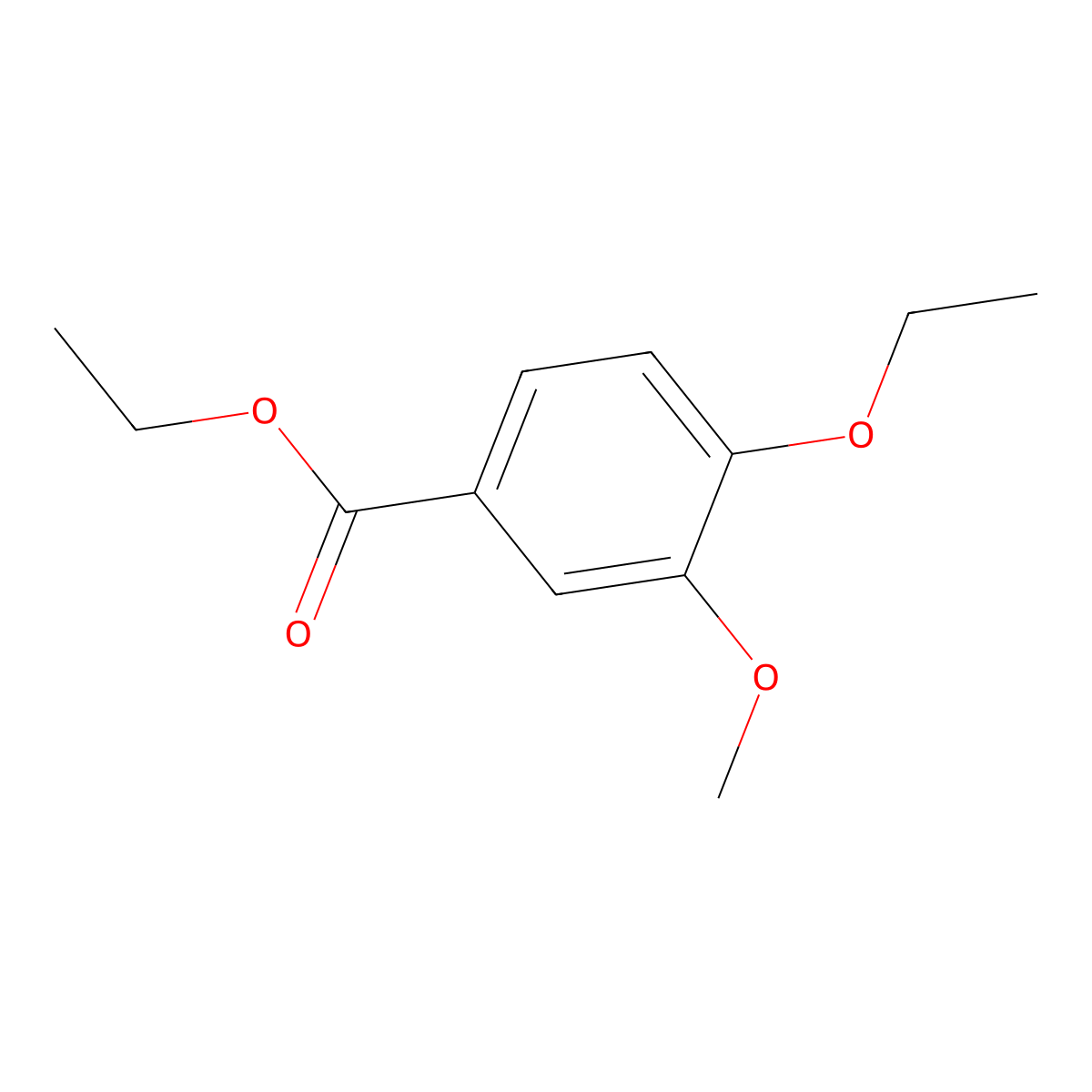 Ethyl 4-ethoxy-3-methoxybenzoate molecular structure, CAS 773134-71-7
