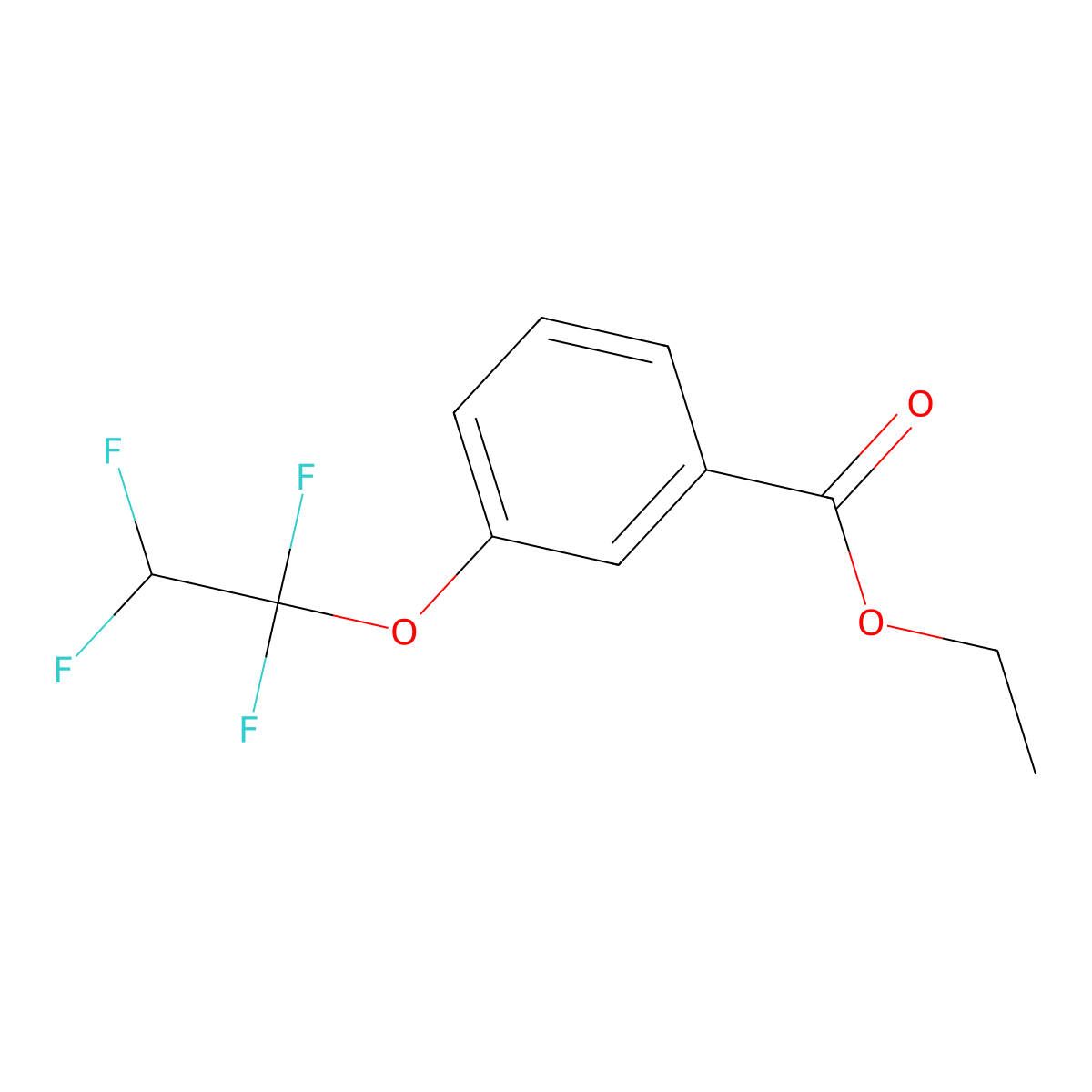 3-(1,1,2,2-Tetrafluoro-ethoxy)-benzoic acid ethyl ester molecular structure, CAS 773134-76-2