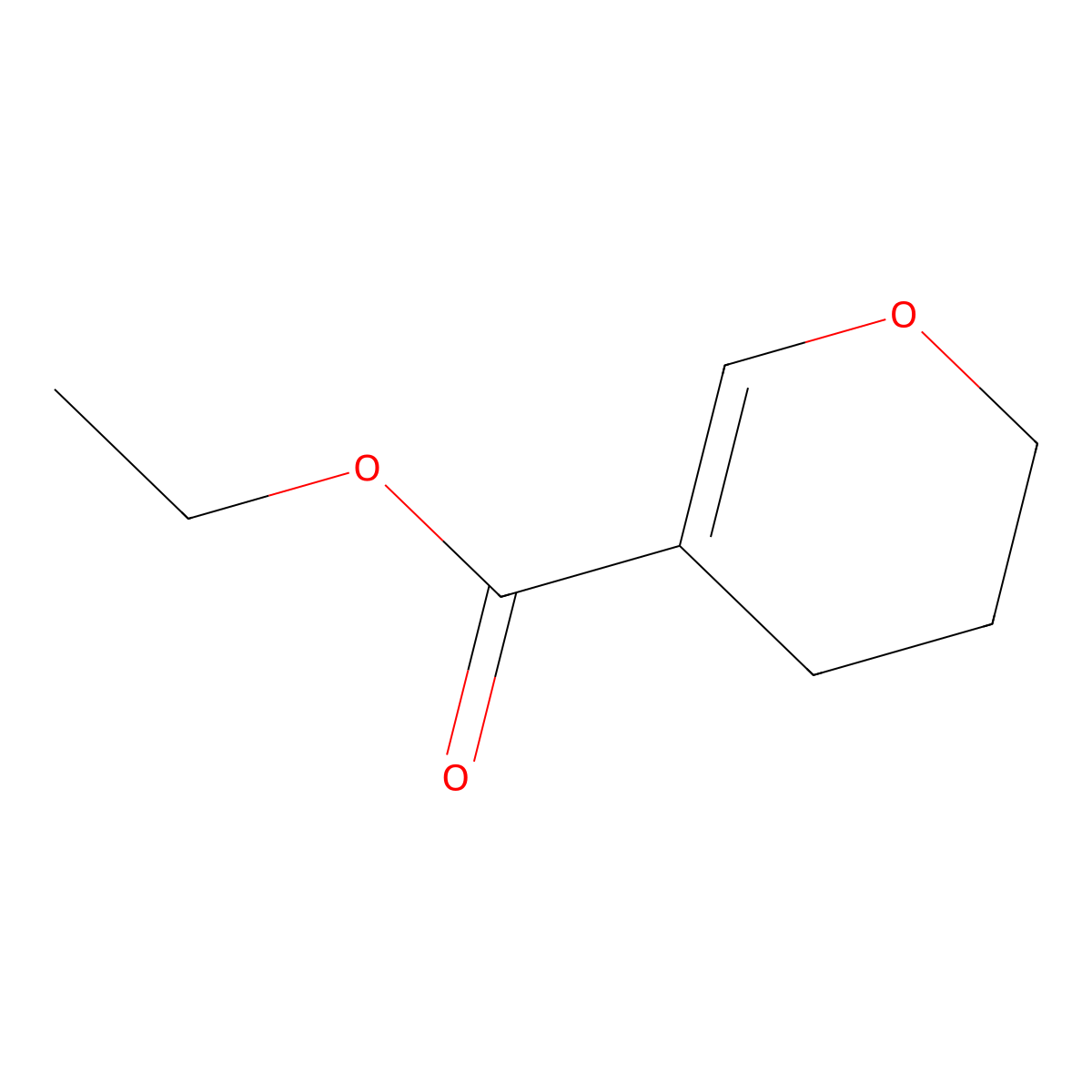 ethyl 3,4-dihydro-2H-pyran-5-carboxylate molecular structure, CAS 773134-98-8