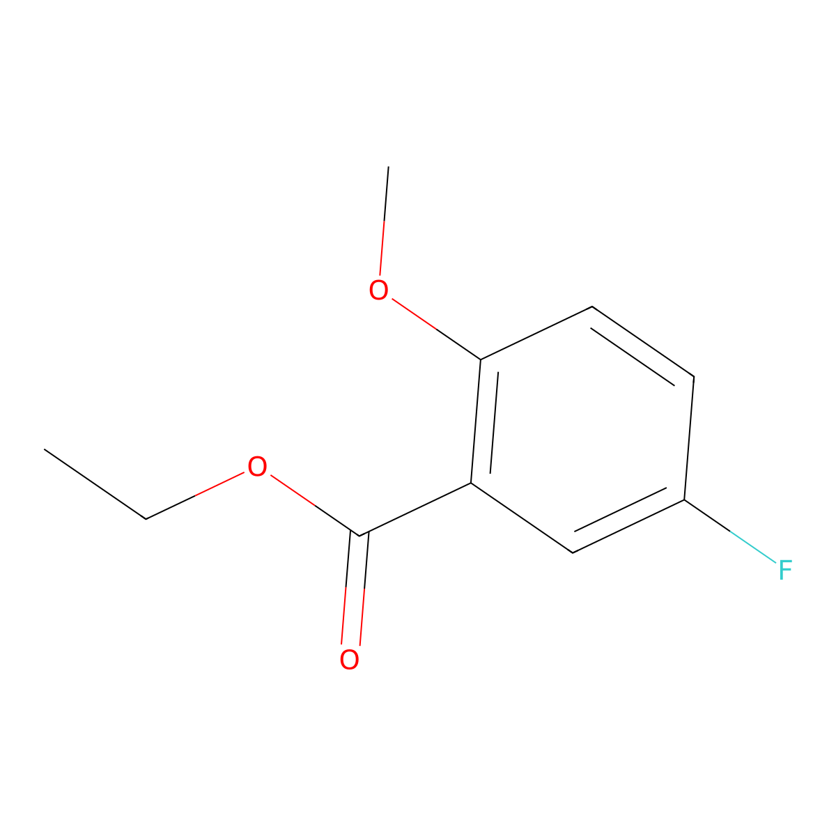 Ethyl 5-fluoro-2-methoxybenzoate molecular structure, CAS 773135-09-4