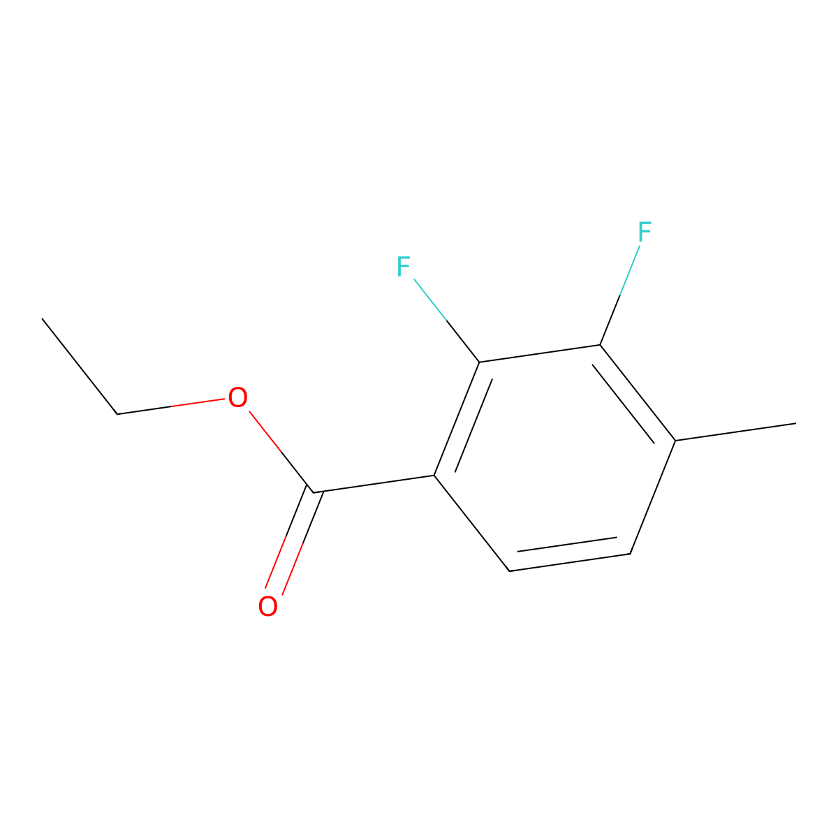 Ethyl 2,3-difluoro-4-methylbenzoate molecular structure, CAS 773135-56-1