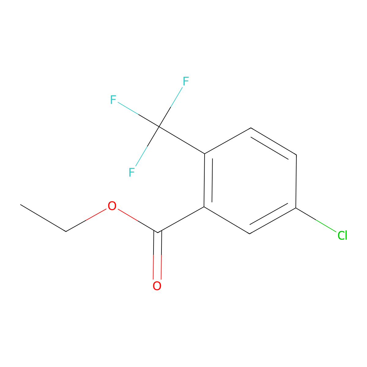 Ethyl 5-chloro-2-(trifluoromethyl)benzoate molecular structure, CAS 773135-63-0