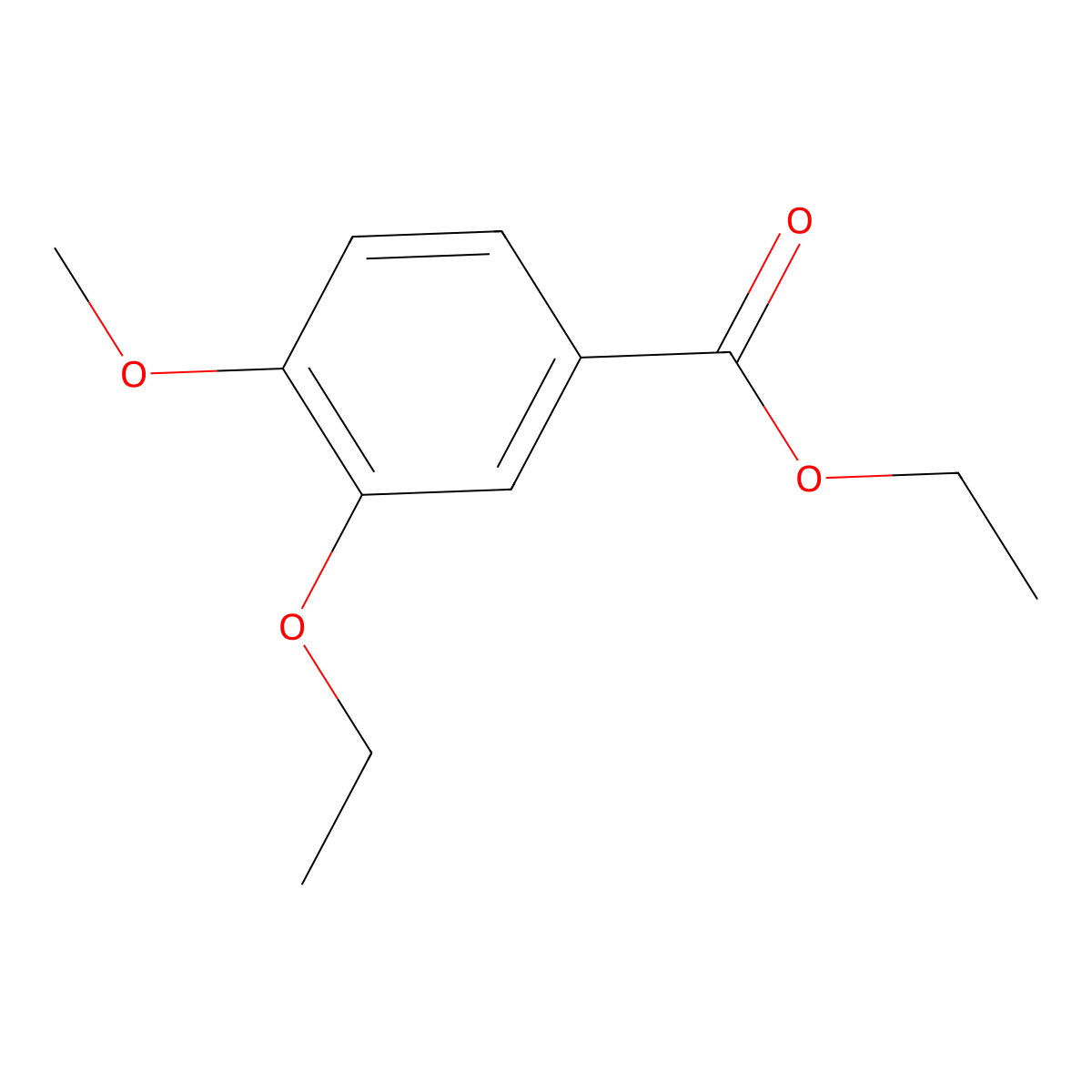 Ethyl 3-ethoxy-4-methoxybenzoate molecular structure, CAS 773136-06-4