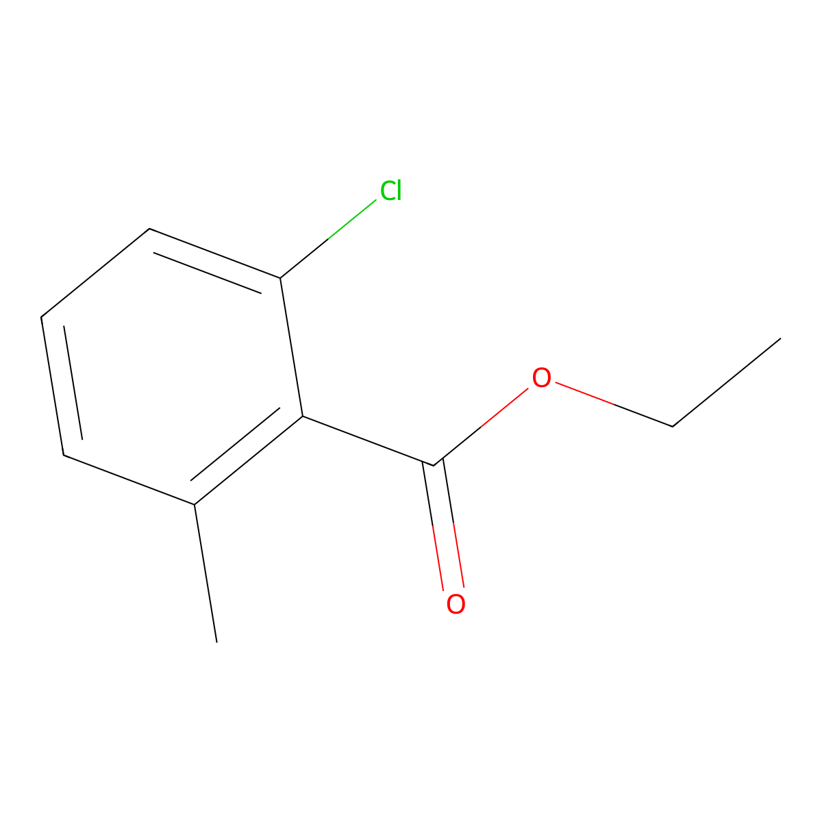 Ethyl 2-chloro-6-methylbenzoate molecular structure, CAS 773139-06-3