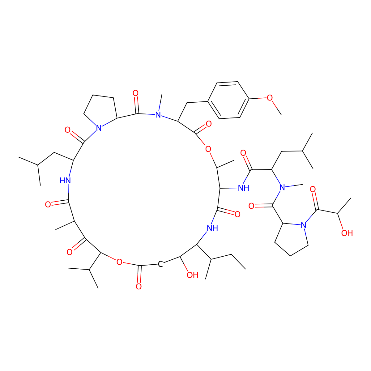 Didemnin B molecular structure, CAS 77327-05-0