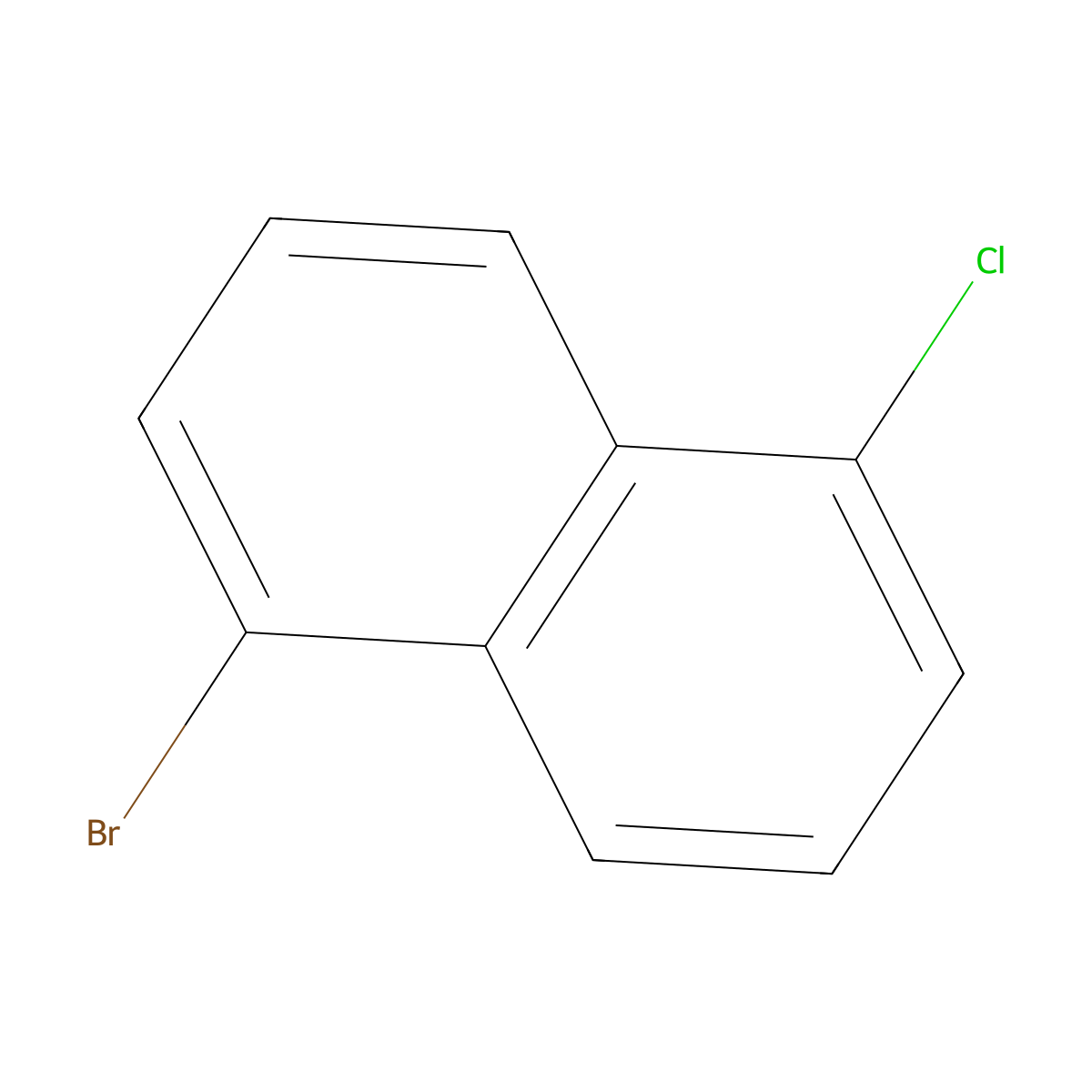 1-Bromo-5-chloro-naphthalene molecular structure, CAS 77332-65-1