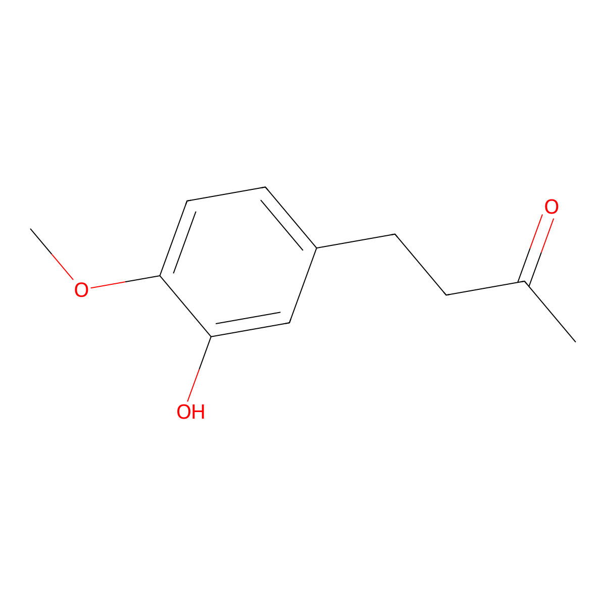 4-(3-Hydroxy-4-methoxyphenyl)butan-2-one molecular structure, CAS 77334-12-4