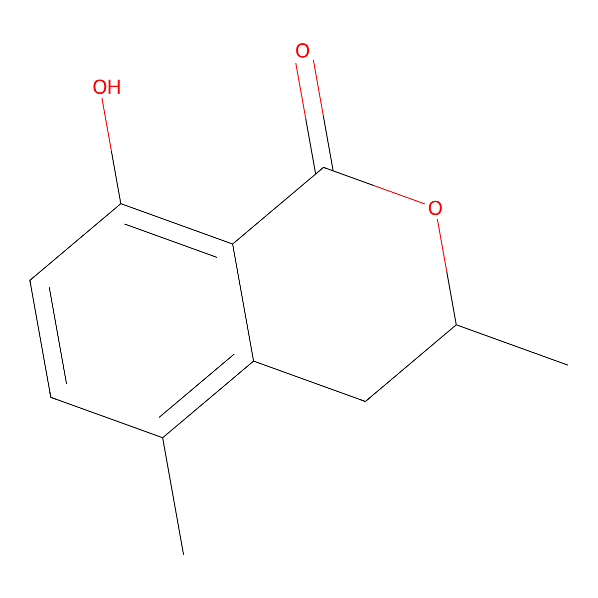 5-Methylmellein molecular structure, CAS 7734-92-1
