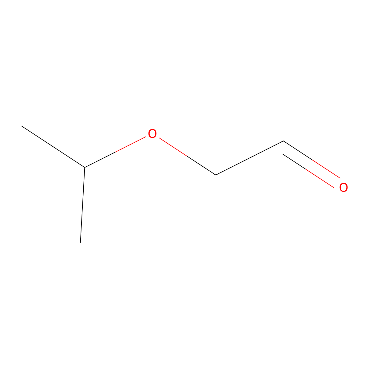 [(Propan-2-yl)oxy]acetaldehyde molecular structure, CAS 77342-92-8