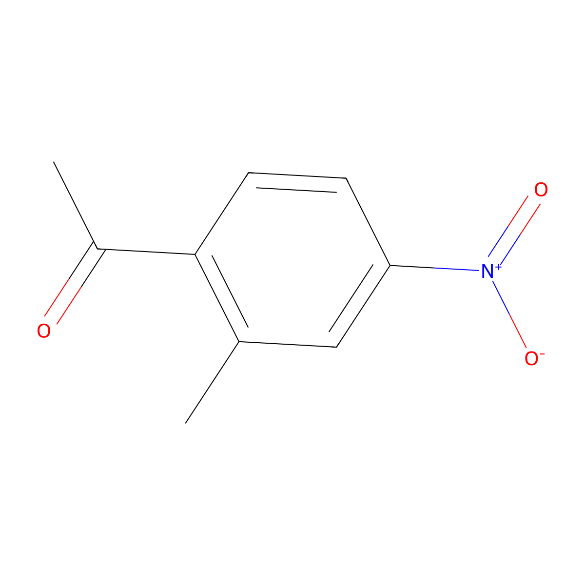 1-(2-Methyl-4-nitrophenyl)ethan-1-one molecular structure, CAS 77344-68-4