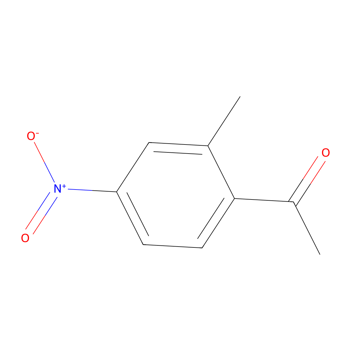 1-(2-Methyl-4-nitrophenyl)ethan-1-one molecular structure, CAS 77344-68-4