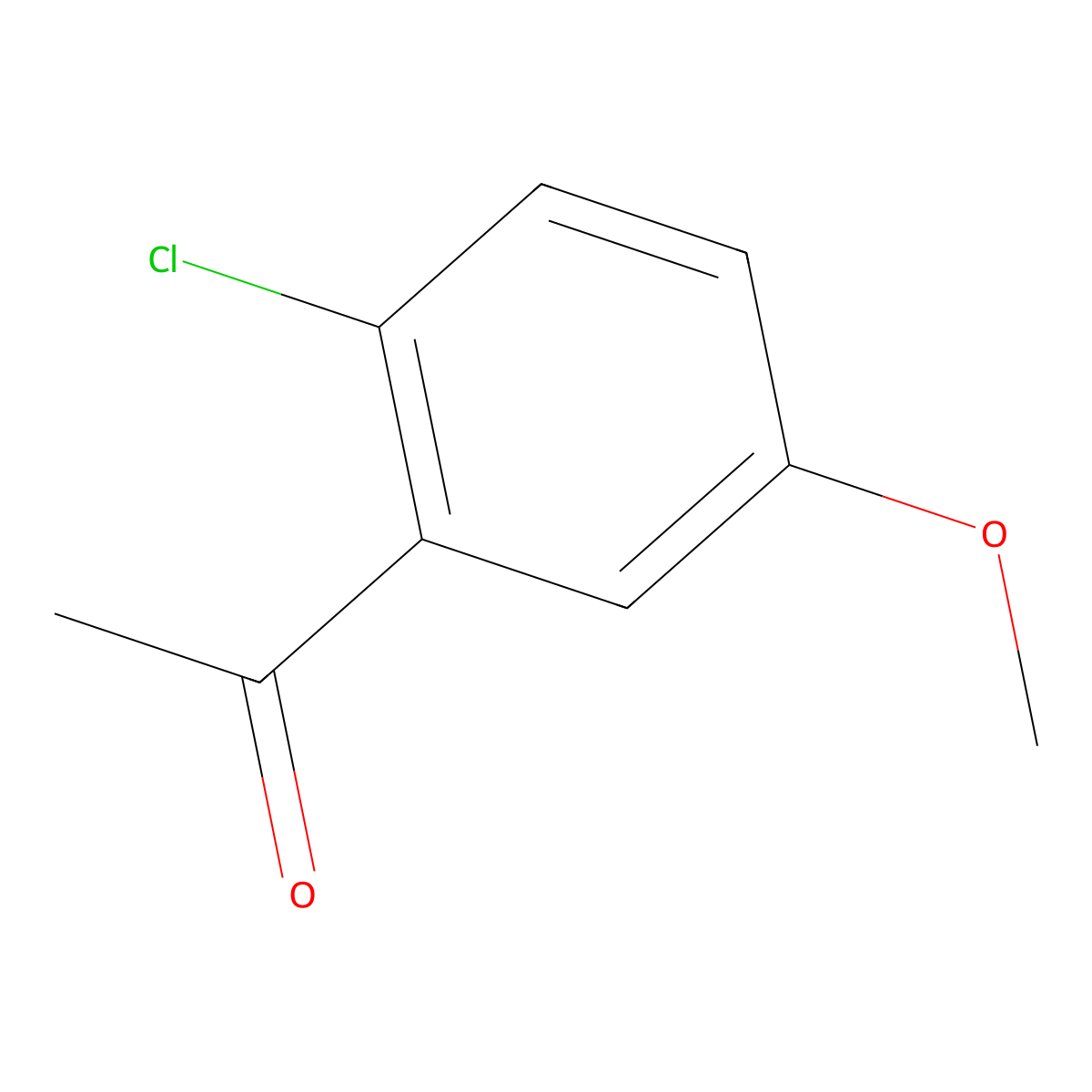 1-(2-Chloro-5-methoxyphenyl)ethanone molecular structure, CAS 77344-69-5