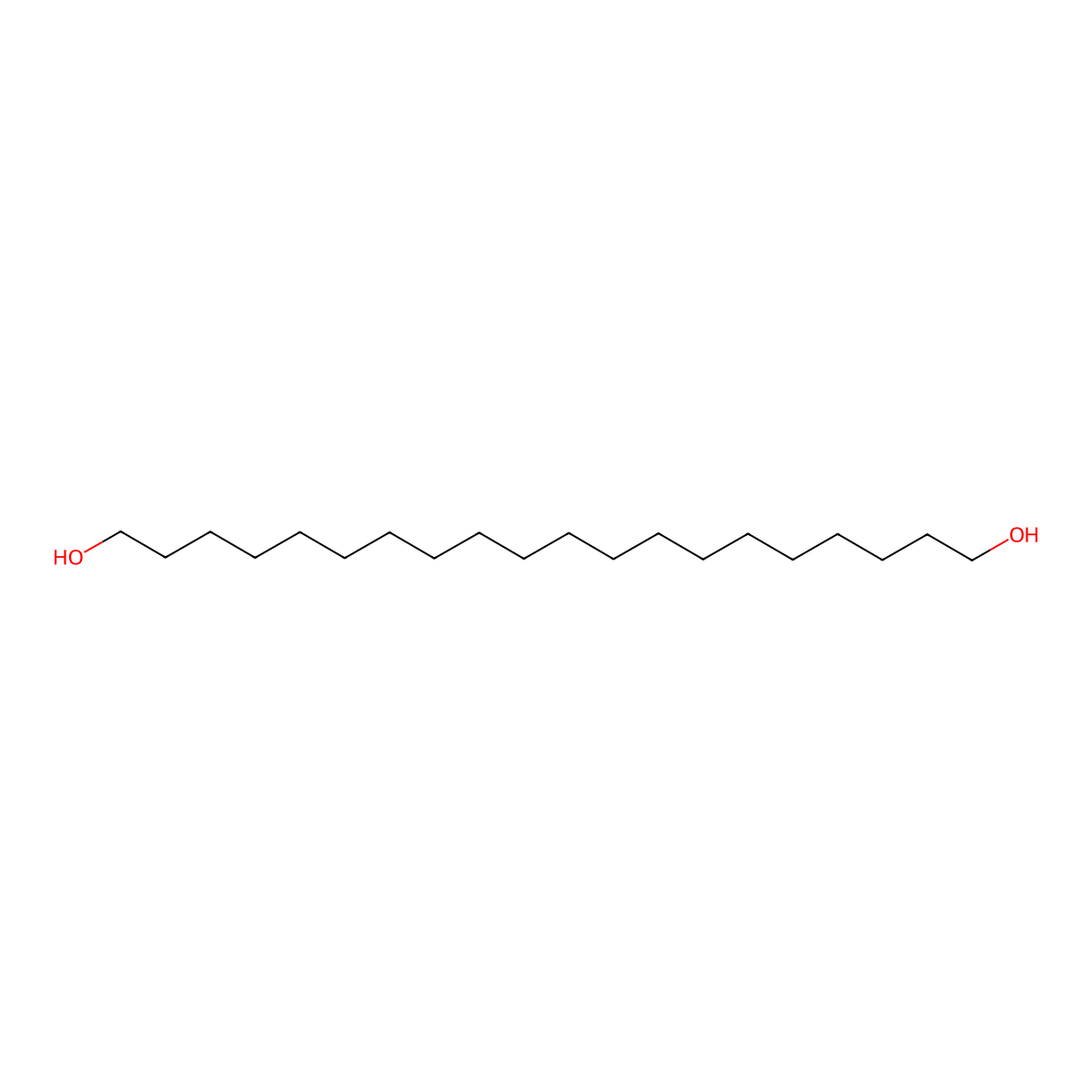 1,20-Eicosanediol molecular structure, CAS 7735-43-5