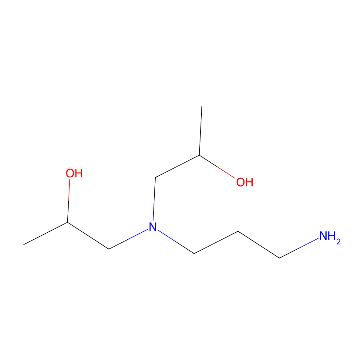1-[(3-Aminopropyl)-(2-hydroxypropyl)-amino]propan-2-OL molecular structure, CAS 77355-06-7