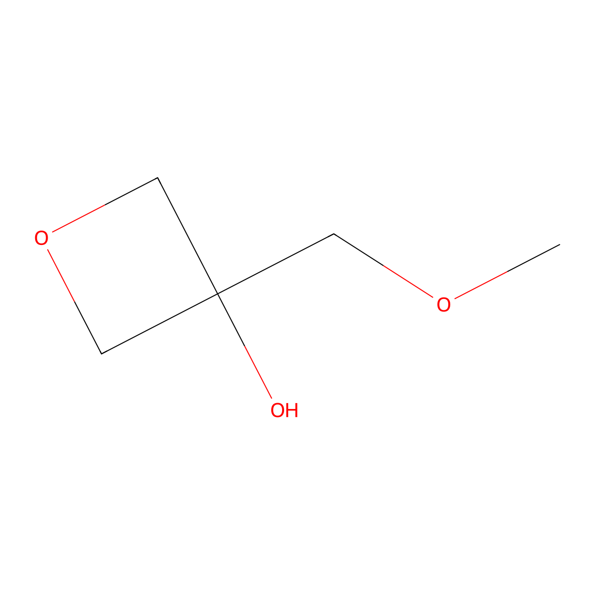 3-(Methoxymethyl)oxetan-3-ol molecular structure, CAS 77356-11-7