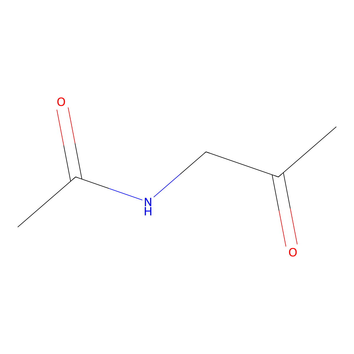 N-(2-oxopropyl)acetamide molecular structure, CAS 7737-16-8