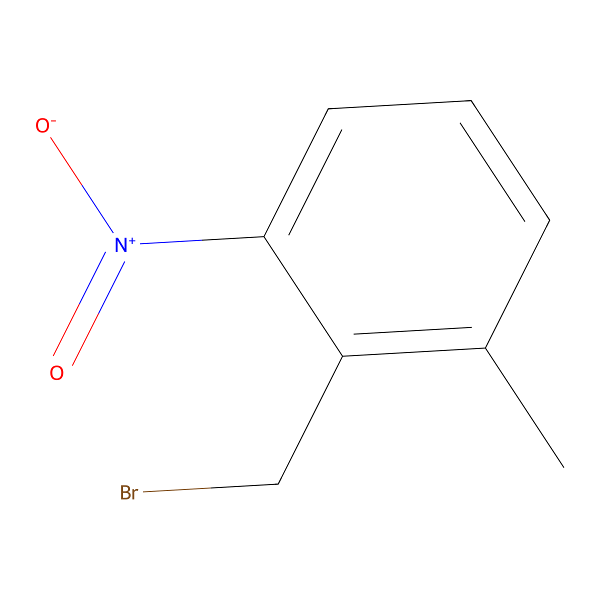 2-(Bromomethyl)-1-methyl-3-nitrobenzene molecular structure, CAS 77378-54-2