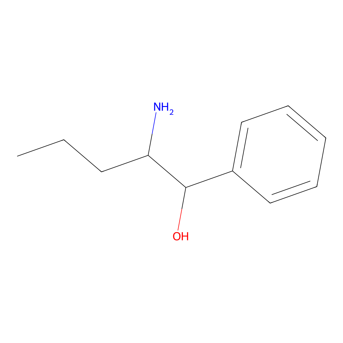 2-Amino-1-phenylpentan-1-ol molecular structure, CAS 773794-81-3