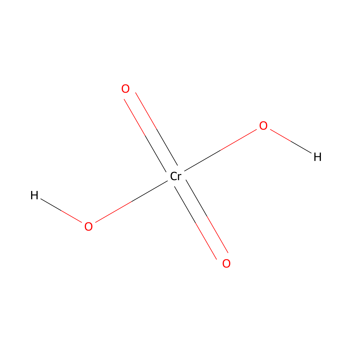 Chromic Acid molecular structure, CAS 7738-94-5