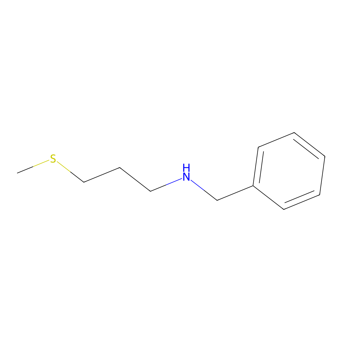 Benzyl[3-(methylsulfanyl)propyl]amine molecular structure, CAS 773803-59-1
