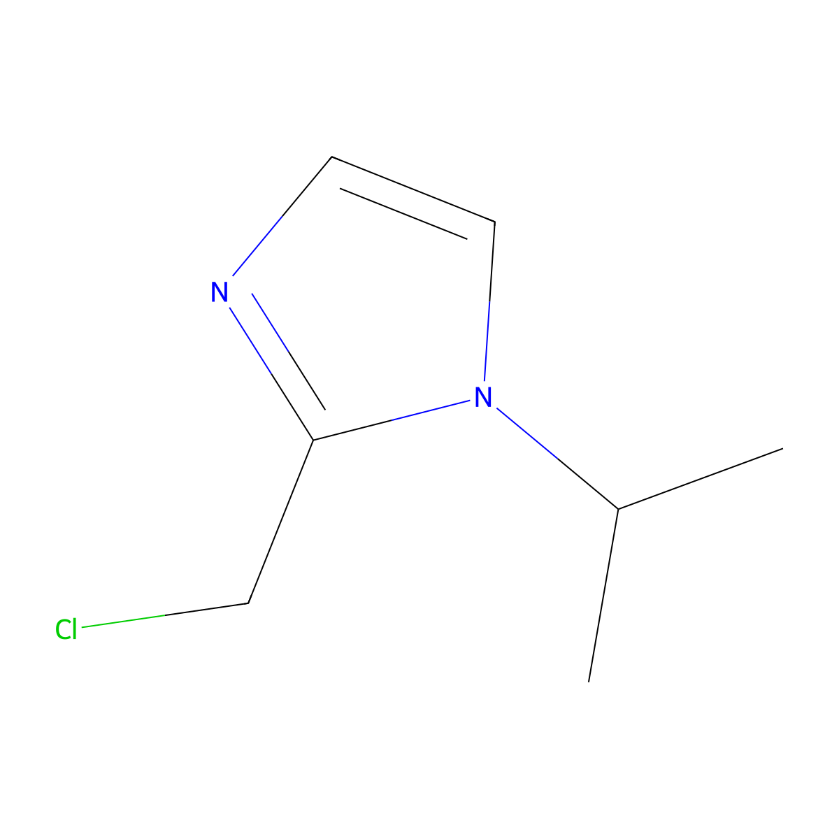 2-(Chloromethyl)-1-isopropyl-1H-imidazole molecular structure, CAS 773817-02-0