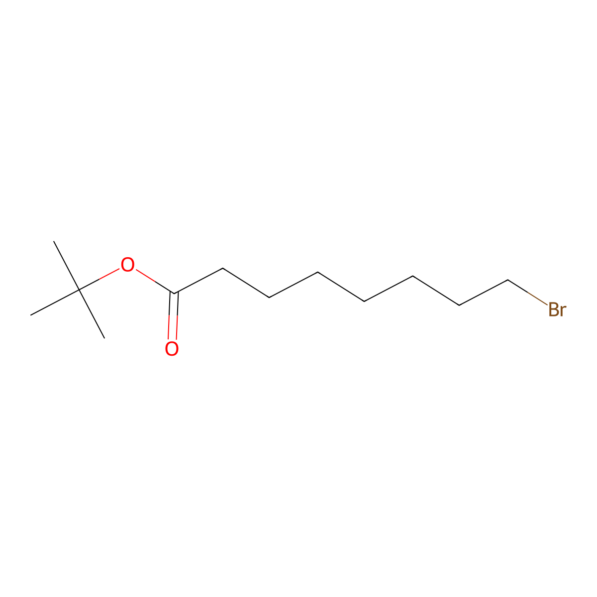 tert-Butyl 8-bromooctanoate molecular structure, CAS 77383-17-6