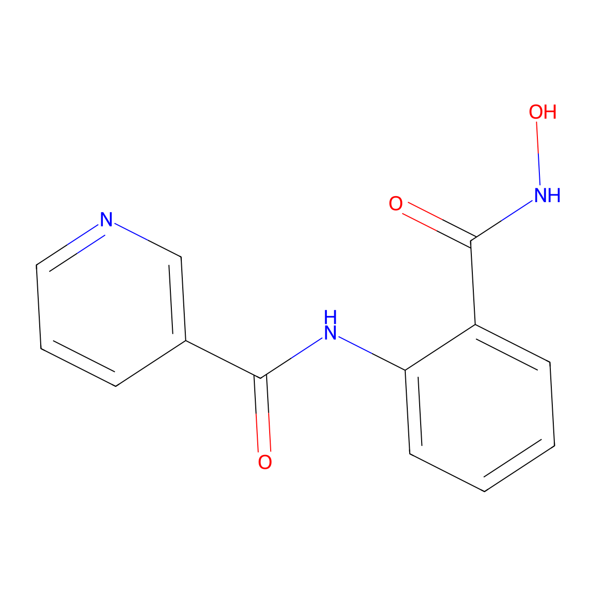 3-Pyridinecarboxamide,n-[2-[(hydroxyamino)carbonyl]phenyl]- molecular structure, CAS 773837-61-9